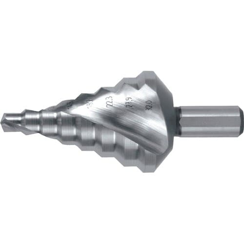 RUKO Stufenbohrer Bohrber.6-32mm HSS Spiralnut Z.2 Stufen 8 RUKO
