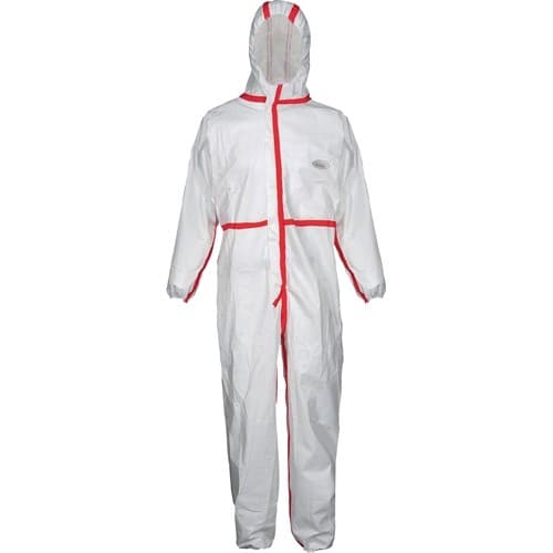 COVERSTAR Schutzoverall CoverStar Plus® Gr.XXL weiß/rot PSA III COVERSTAR