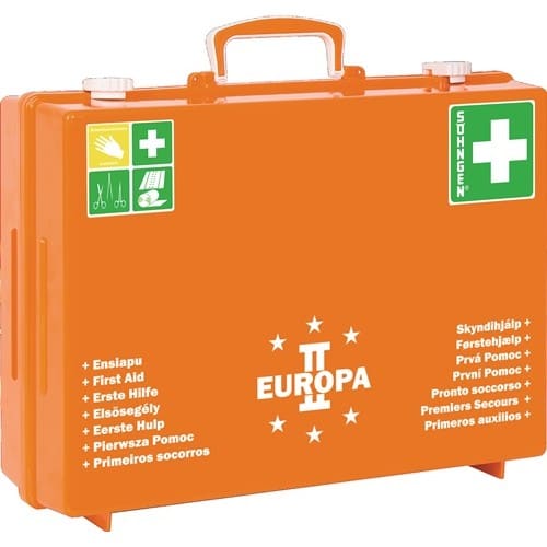 SÖHNGEN Erste Hilfe Koffer EUROPA II B400xH300xT150ca.mm orange SÖHNGEN