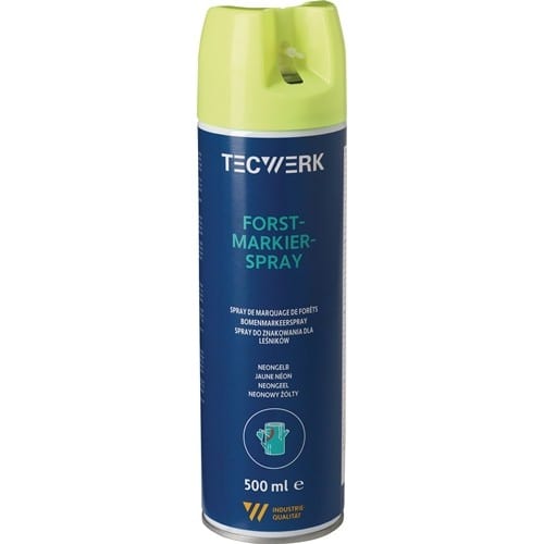 TECWERK Forstmarkierspray neongelb 500ml Spraydose TECWERK