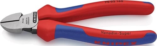 KNIPEX Seitenschneider L.160mm Kopf pol.Comfort-Griff max.2mm KNIPEX
