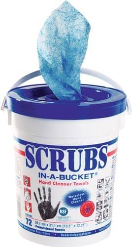 SCRUBS Handreinigungstuch o.Eins.v.Wasser 72 St.1 Eimer