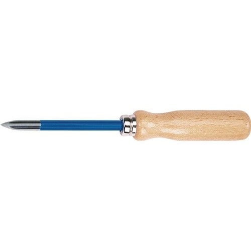 RENNSTEIG Feinmechanikerschaber Klingen-L.85mm Dreikant 7mm H-Heft RENNSTEIG