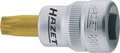 HAZET Steckschlüsseleinsatz 8802-T15 3/8 Zoll 6-kant SW T50 L.43,5mm HAZET