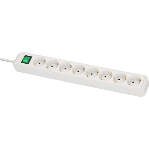 BRENNENSTUHL Steckdosenleiste Eco Line 16 A 250 V Steckd.8 3m H05VV-F 3x1,5 mm² BRENNENSTUHL