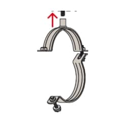 FISCHER Massivrohrschelle FRSMN 251-261 M12/M16
