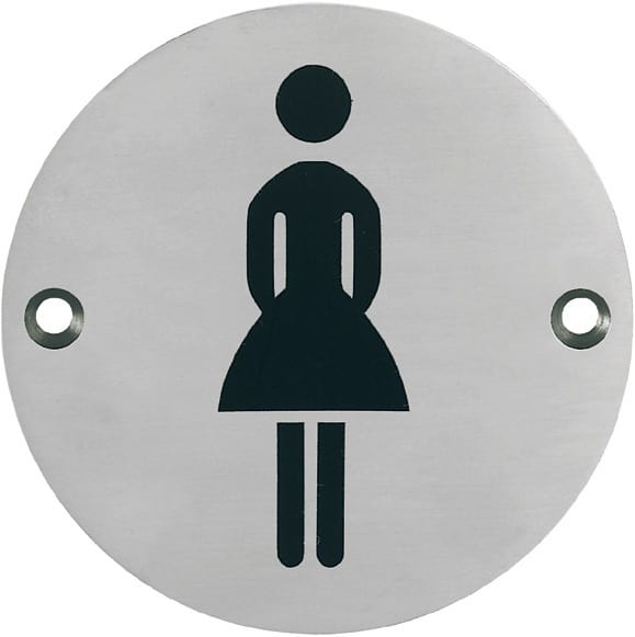 HOPPE® Hinweisschild E664, Edelstahl - edelstahl matt grau