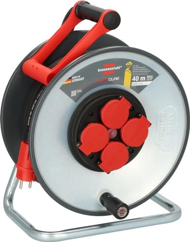 BRENNENSTUHL Kabeltrommel SC 4100 40m H07RN-F 3x1,5mm² 290mm 4 Stahlbl.isol.IP44 BRENNENSTUHL