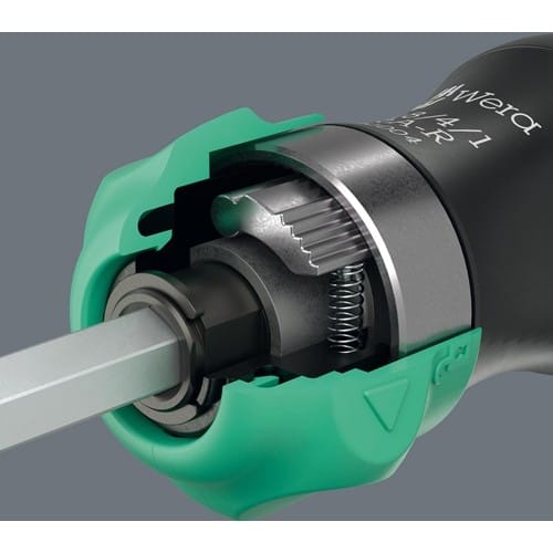 WERA Magazinbithalter Kraftform Kompakt 26 RA-R 6-tlg.m.Tasche WERA