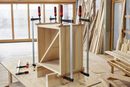 BESSEY Temperguss-Schraubzwinge TG-2K Spann-W.600mm A.175mm 2K-Griff 32x10mm BESSEY