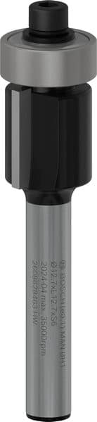 BOSCH Bündigfräser 6 mm, D1 12,7 mm, L 12,7 mm, G 56 mm