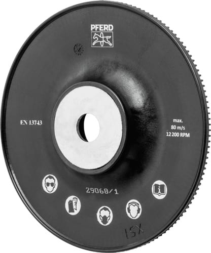PFERD TOOLS Stützteller H-GT D.125mm M14 m.Spannmutter PFERD