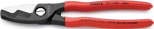 KNIPEX Kabelschere L.200mm Ku.-Überzug KNIPEX