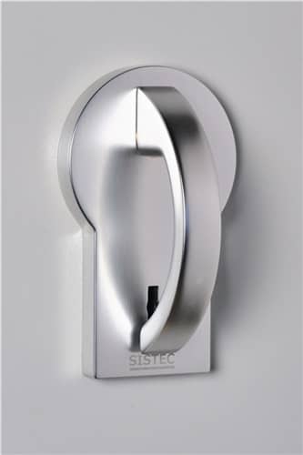 ORGAMI SISTEC Wertsch.-Schrank H1030xB620xT580mm 130l 1 Tür,2 Fbd.lichtgrau