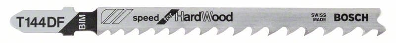BOSCH Stichsägeblatt T 144 DF Speed for Hard Wood, 25er-Pack