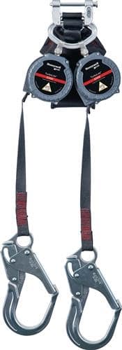 HONEYWELL Höhensicherungsgerät TurboLite Edge Twin Öffnungs-W.55mm Gurtband 2,75m