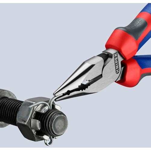 KNIPEX Spitzkombizange L.145mm pol.Comfort-Griff schwarz atram.KNIPEX