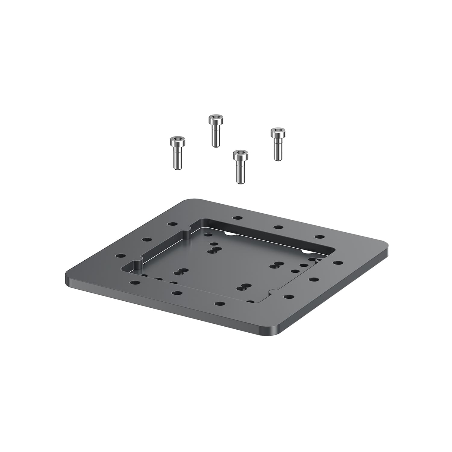 HETTICH LegaDrive Systems Tischbeinanbindung, graphitgrau, 9243049