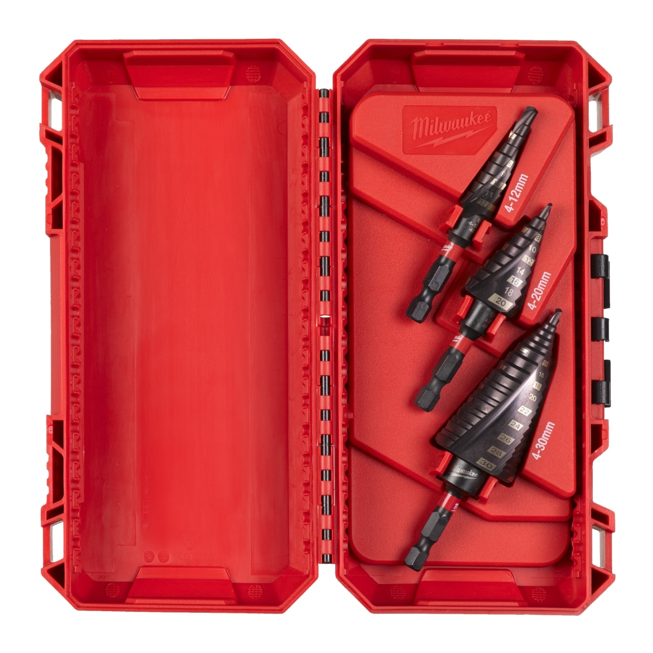 MILWAUKEE 3-teiliges Set SHOCKWAVE Stufenbohrer Set