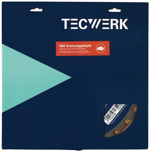 TECWERK Tischkreissägeblatt AD 400mm Z.28 HB Schnitt-B.3,5mm TECWERK