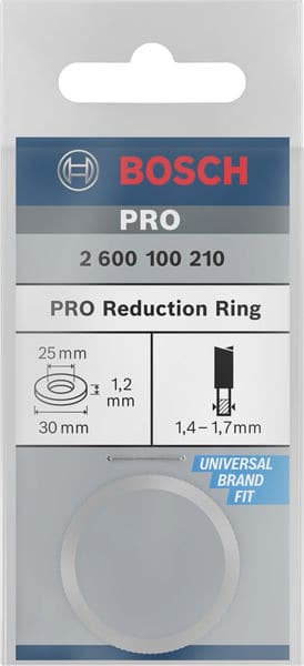 BOSCH Reduzierring für Kreissägeblätter, 30 x 25 x 1,2 mm