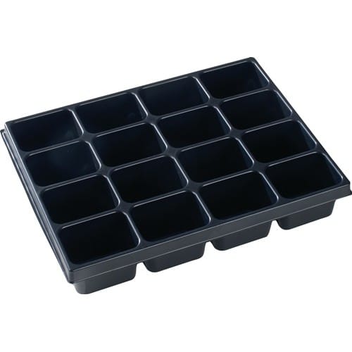 BS SYSTEMS Kleinteileeinsatz i-BOXX® iB 72 B349xT265xH63mm Polystyrol m.16 Mulden
