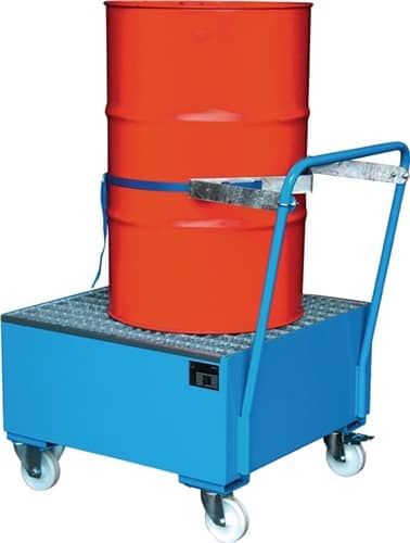BAUER Haltegurt f.1 x 200-l-Fass f.Auffangwanne fahrbar