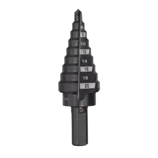 MILWAUKEE 4 bis 20 mm, 2 mm Stufen Stufenbohrer