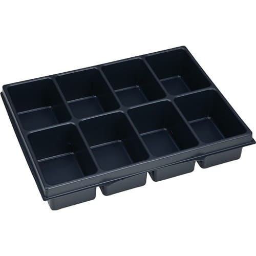 BS SYSTEMS Kleinteileeinsatz i-BOXX® iB 72 B349xT265xH63mm Polystyrol m.8 Mulden