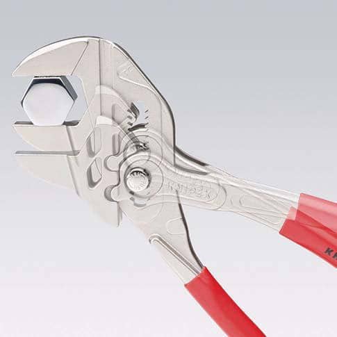 KNIPEX Zangenschlüssel L.150mm Spann-W.27mm verchr.Ku.-Überzug KNIPEX