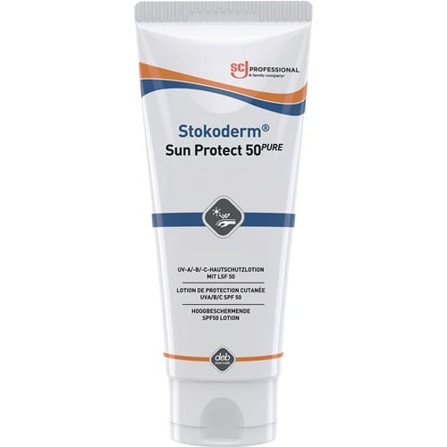 SC JOHNSON PROFESSIONAL UV-Hautschutzcreme Stokoderm® Sun Protect 50 PURE 100ml unparfümiert Tube