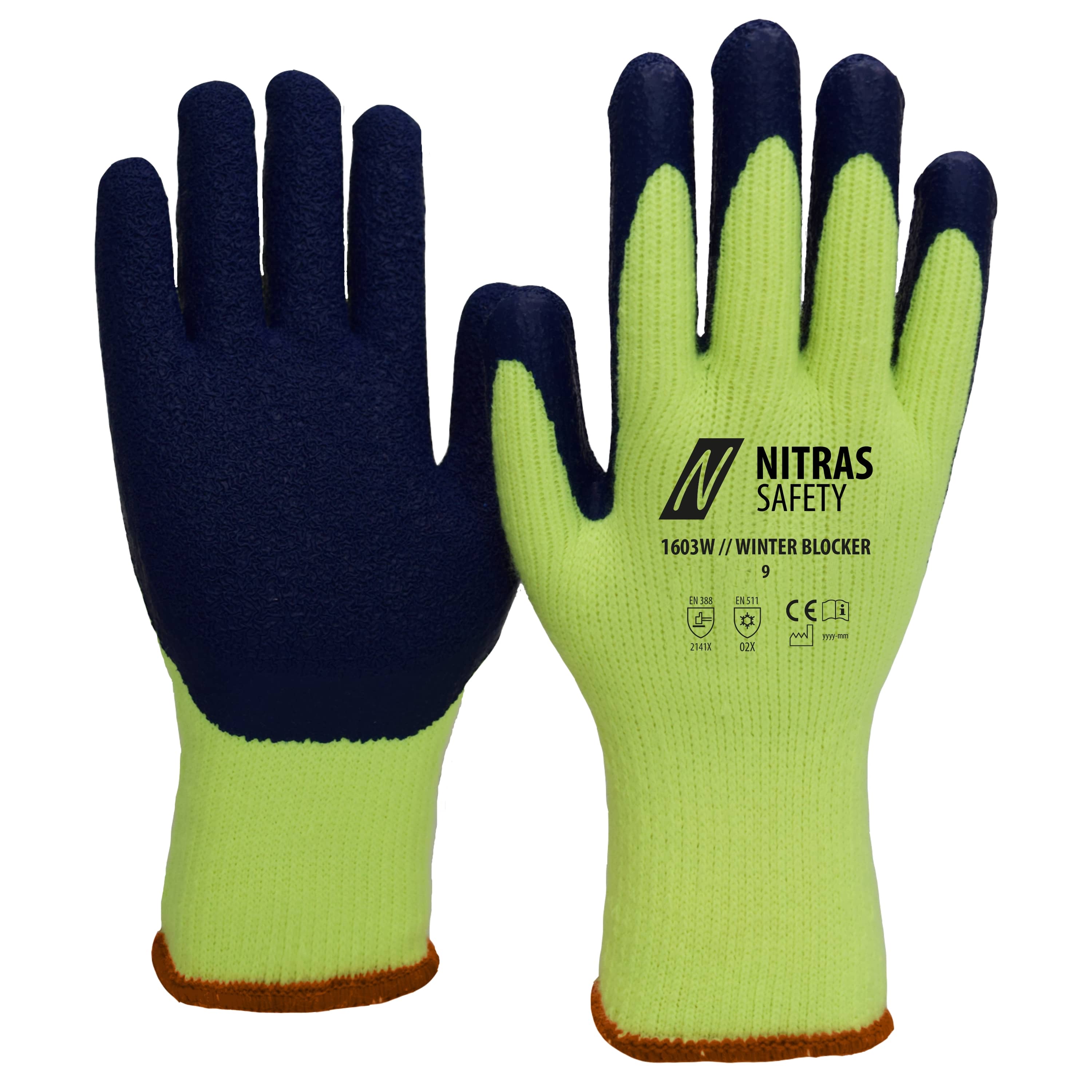 NITRAS SAFETY Winterhandschuhe Winter Blocker, Größe 11