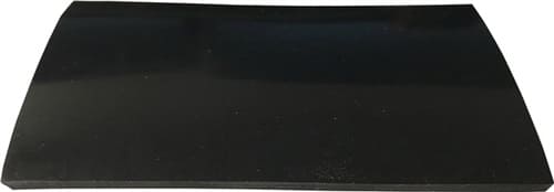 Gummiplatte B.1,4m L.10m D.3mm schwarz EPDM/SBR m.Gewebeeinlage