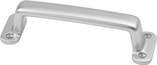 HERMETA Handgriff A.30mm L.160mm B.42mm Alu-Guss silberf.elox.Löcher 4,D.3,7mm HERMETA