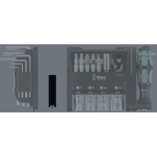 WERA Bitsortiment Tool-Check Modular Set Imperial 1 50-tlg.WERA