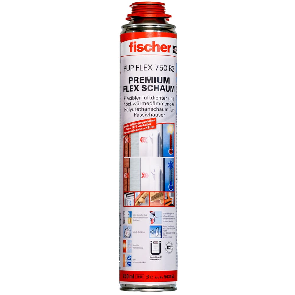 FISCHER Flexibler Pistolenschaum PUP FLEX 750 B2