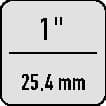 GEDORE Kraftschrauber-Verlängerung Antriebs-4-KT.1 Zoll L.300mm GEDORE