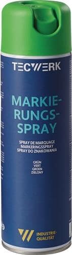 TECWERK Markierungsspray grün 500ml Spraydose TECWERK