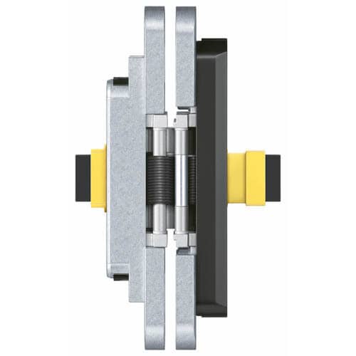 SIMONSWERK Verdecktliegendes Türband TECTUS® TE 240 3D Energy, Tragkraft 60kg, naturfarbig