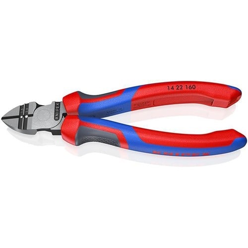KNIPEX Abisolierseitenschneider L.160mm 1,5/2,5mm² pol.Mehrkomp.-Hüllen KNIPEX