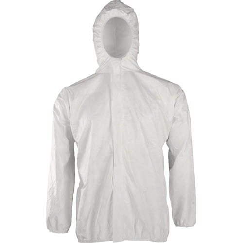 COVERFLASH Chemikalienschutzjacke CoverFlash® CF-JAK Gr.XL weiß COVERFLASH