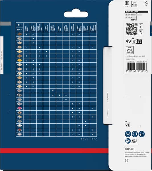 BOSCH Kreissägeblatt Expert for Wood, 165 x 30 x 2,6 mm, 24
