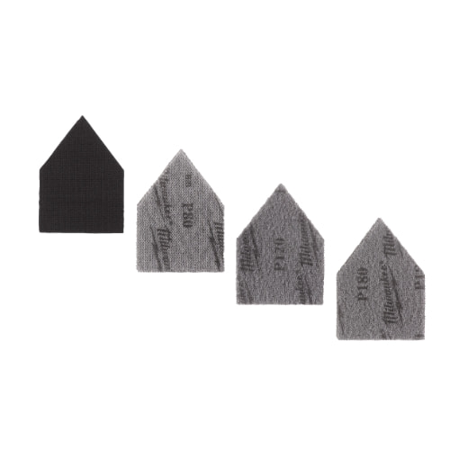 4 x K80, 4 x K120, 4 x K180, 1 x Zwischenplatte Schleifblätter Netzstruktur für M12FDSS 67 x 92 mm Set 13-teilig