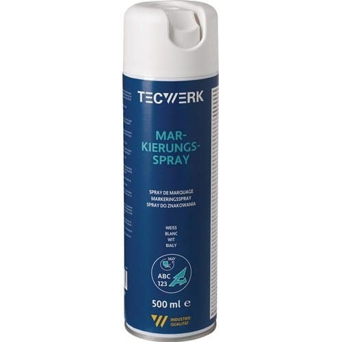 TECWERK Markierungsspray weiß 500ml Spraydose TECWERK