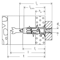 FISCHER Gipskartondübel DuoBlade