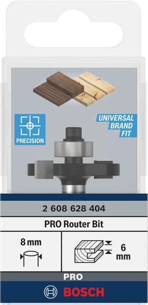 BOSCH Scheibennutfräser, 8 mm, D1 32 mm, L 6 mm, G 51 mm