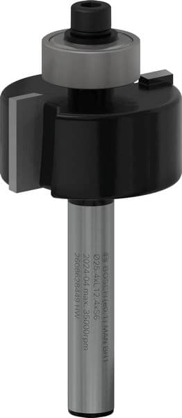 BOSCH Falzfräser 6 mm, D1 25,4 mm, L 12,4 mm, G 54 mm