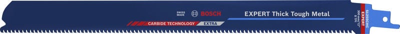BOSCH EXPERT ‘Thick Tough Metal’ S 1255 CHC Säbelsägeblatt, 10 Stück. Für Säbelsägen