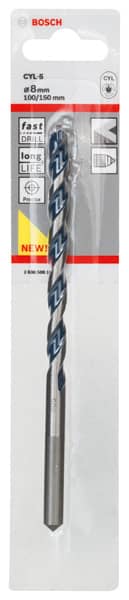 BOSCH Betonbohrer CYL-5, Blue Granite, 8 x 100 x 150 mm
