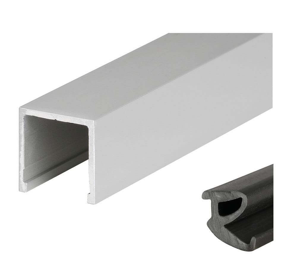 HERMAT Trennwand-Deckenprofil 6950, Aluminium